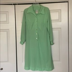 Ladies Mint Green Vintage Dress!